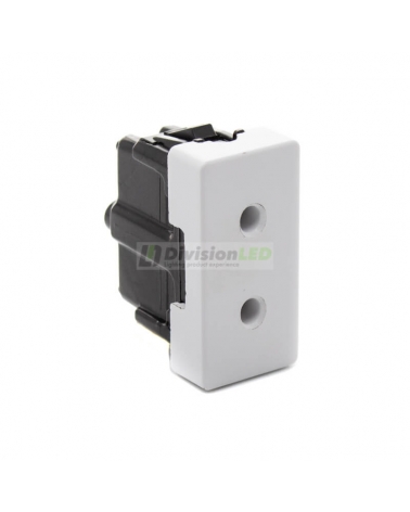 Base enchufe bipolar 10A 250V Medio Elemento Blanco Simon 27431-64