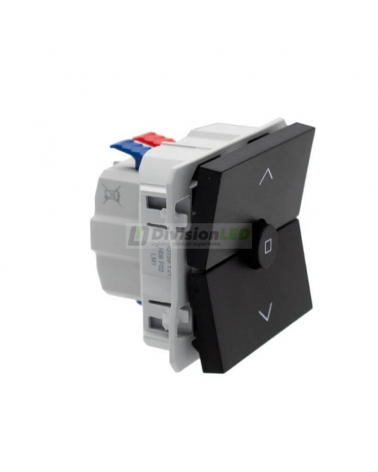 SIMON 20000333-098 Interruptor de persianas con 3 posiciones negro mate SIMON 270