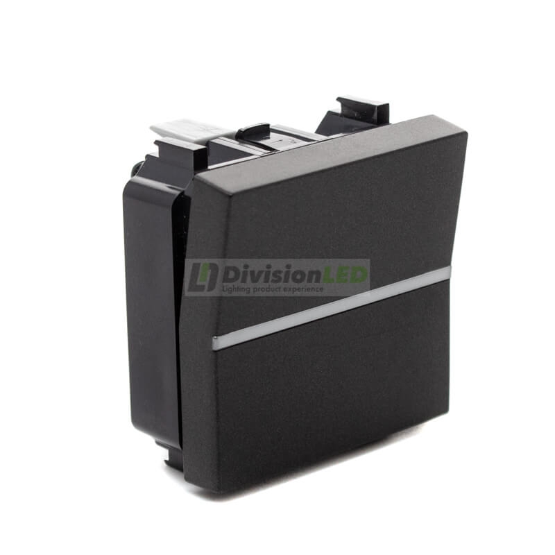 Niessen Zenit N2201 AN Interruptor monopolar módulo ancho antracita