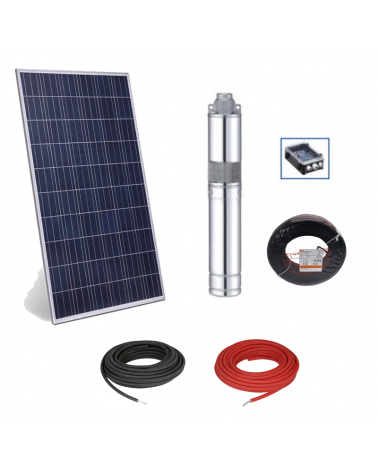 Kit Bombeo de agua solar directo 1 placa 190W