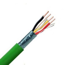 LAZSA 9202B500 Cable Bus KNX 2x2x0,8 LSZH Verde Rollo 100 mts