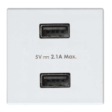 SIMON 2701096-030 Cargador USB doble 5V/DC 2.1A SIMON 27