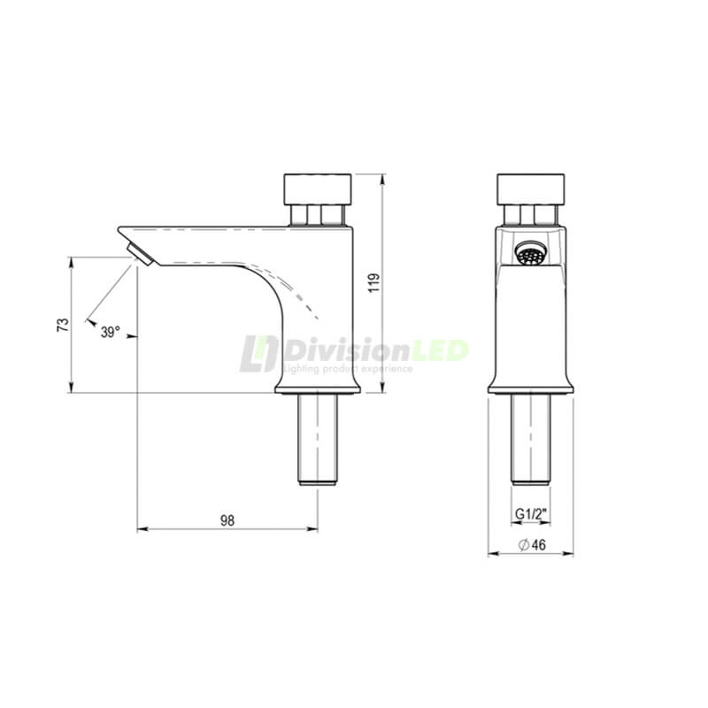 Presto 26601 Grifo temporizado lavabo XT-L