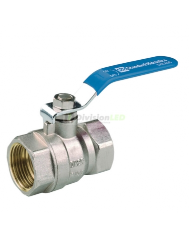 Standard Hidráulica 34504 válvula esfera Chicago diámetro 1 1/4" H-H palanca azul