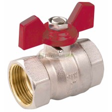 Standard Hidráulica 34790 válvula esfera Chicago diámetro 3/8" H-H mariposa roja