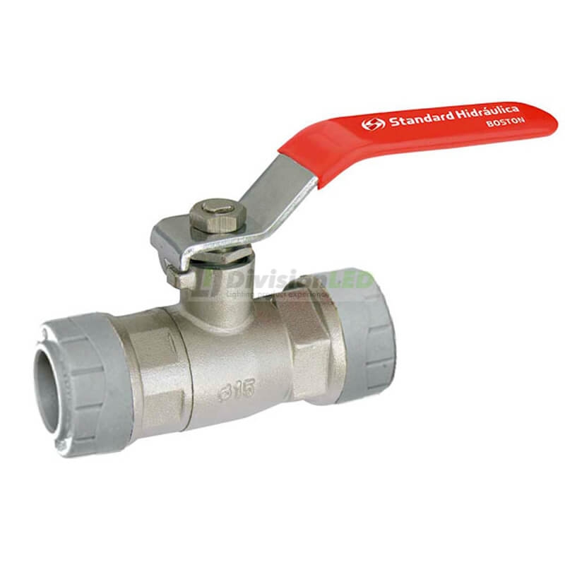 Standard Hidráulica F60400 válvula esfera Boston PB diámetro 15mm palanca roja