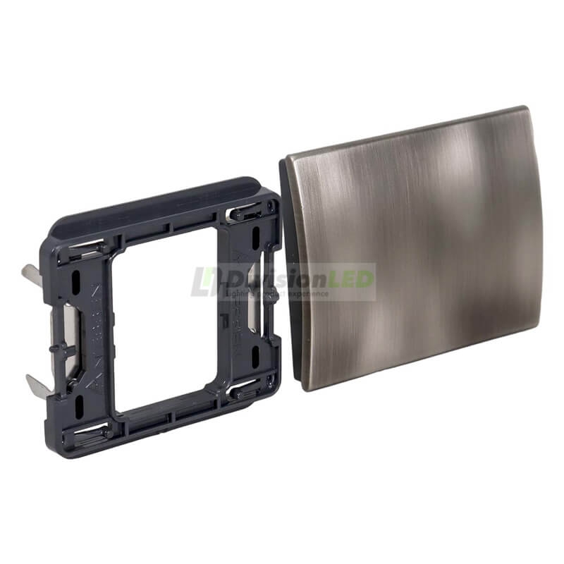 NIESSEN OLAS 8401 AL Tecla interruptor/conmutador/cruzamiento Acero Pulido