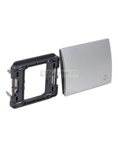 NIESSEN OLAS 8404 TT Tecla pulsador símbolo timbre Titanio