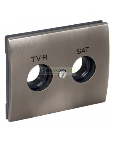 NIESSEN OLAS 8450.1 AL Tapa toma TV-R/SAT Acero Pulido