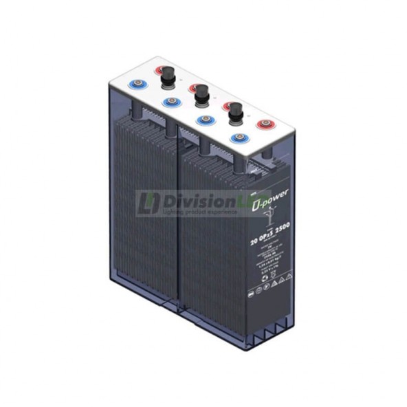 U-Power UP-20OPZS2500 Batería estacionaria 2V solar OPzS 4590AH C100