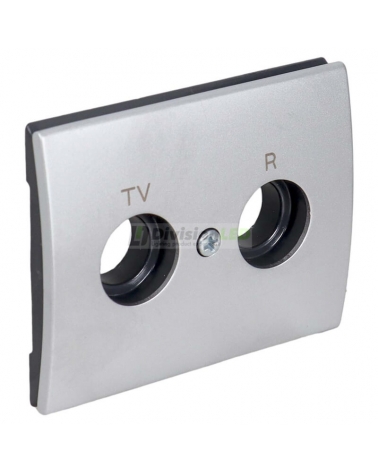 NIESSEN OLAS 8450 TT Tapa toma TV-R Titanio