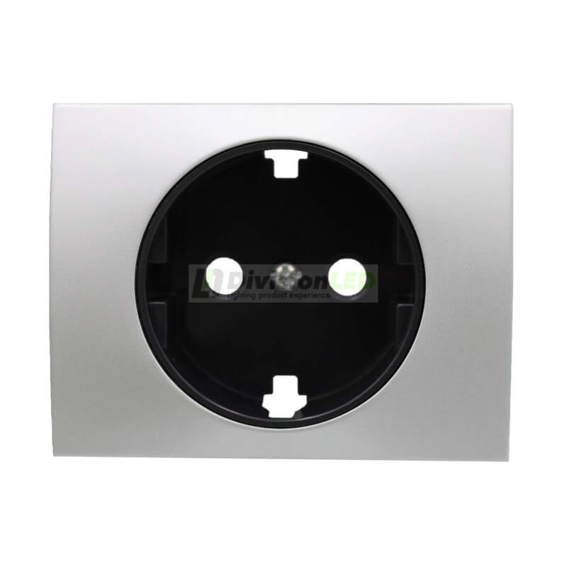 NIESSEN OLAS 8488 TT Tapa enchufe Schuko 2P+T Titanio