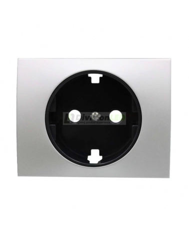 NIESSEN OLAS 8488 TT Tapa enchufe Schuko 2P+T Titanio