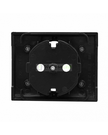 NIESSEN OLAS 8488 TT Tapa enchufe Schuko 2P+T Titanio