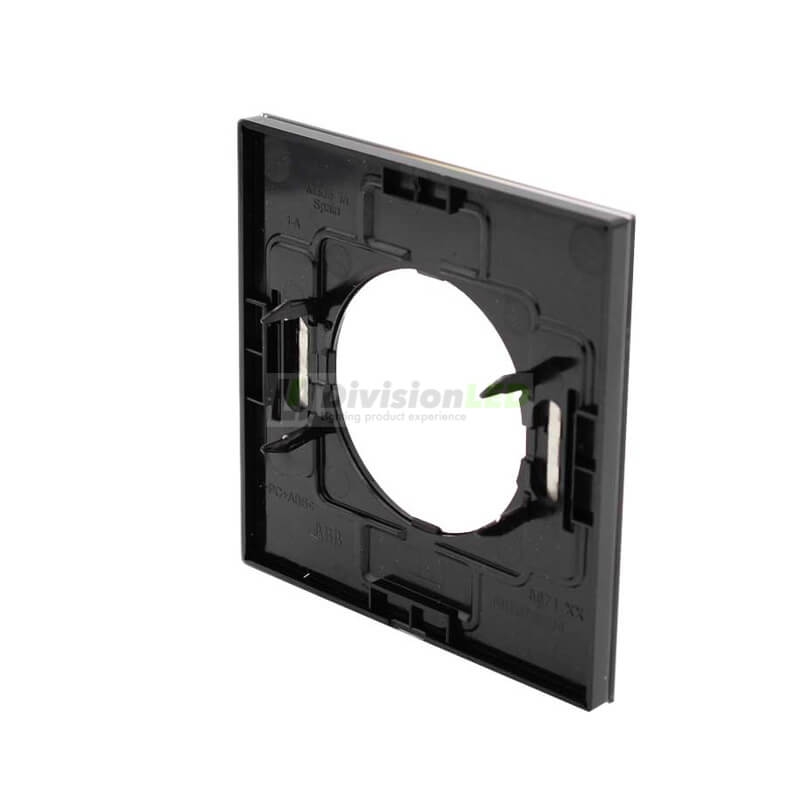 NIESSEN SKYMOON 8671 CN Marco 1 elemento Cristal Negro