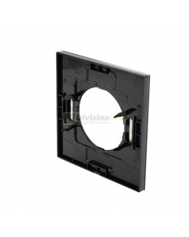 NIESSEN SKYMOON 8671 CN Marco 1 elemento Cristal Negro