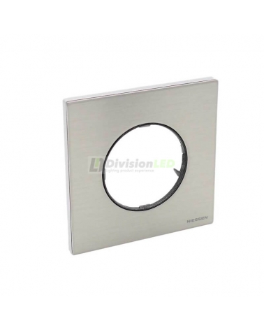 NIESSEN SKYMOON 8671 OX Marco 1 elemento Acero Inoxidable