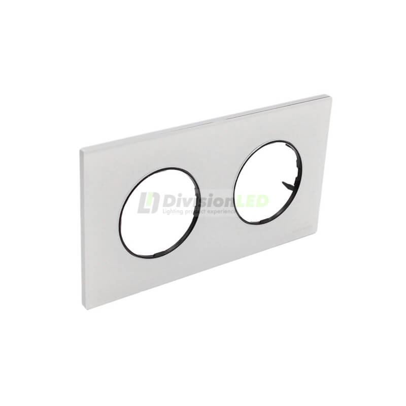 NIESSEN SKYMOON 8672 CB Marco 2 elementos Cristal Blanco