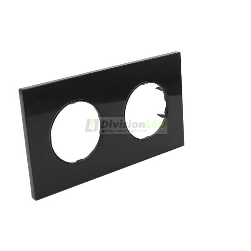 NIESSEN SKYMOON 8672 CN Marco 2 elementos Cristal Negro