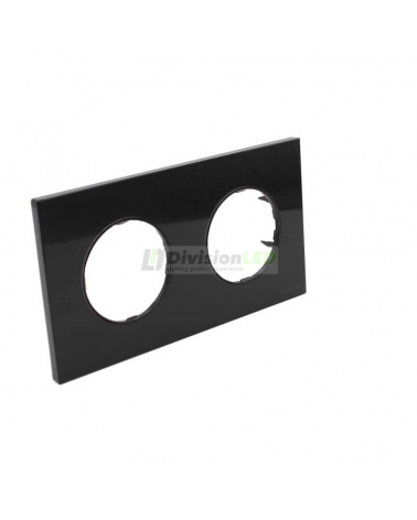 NIESSEN SKYMOON 8672 CN Marco 2 elementos Cristal Negro