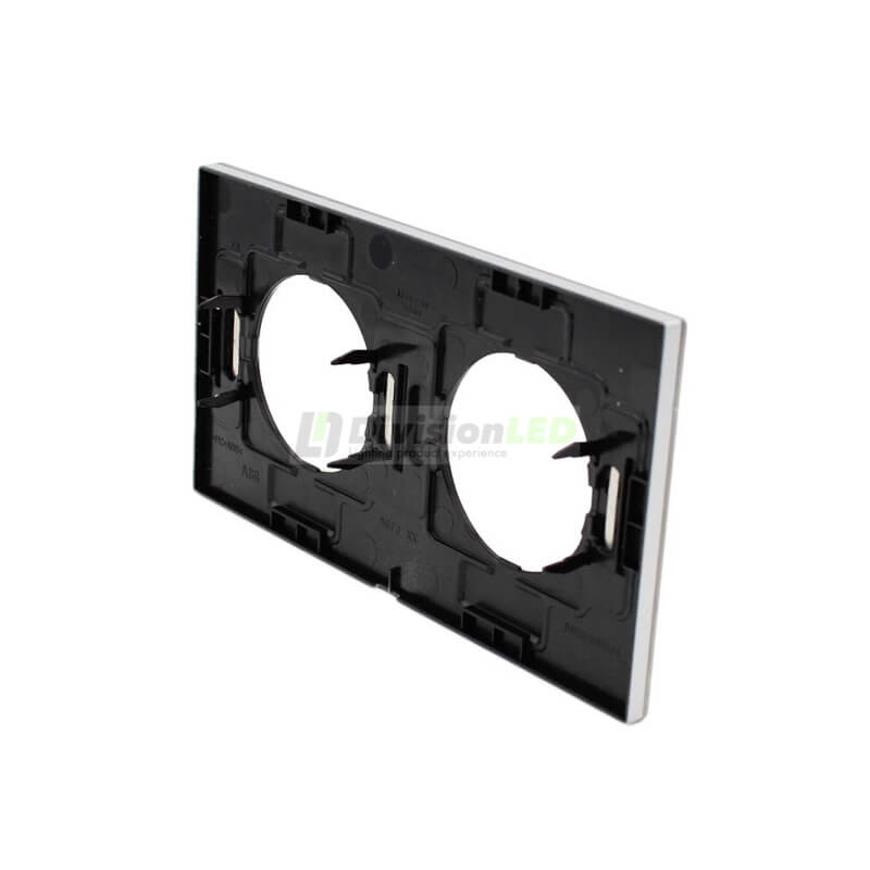 NIESSEN SKYMOON 8672 OX Marco 2 elementos Acero Inoxidable