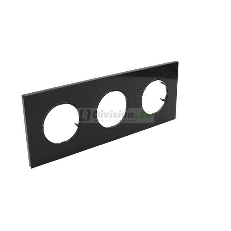 NIESSEN SKYMOON 8673 CN Marco 3 elementos Cristal Negro