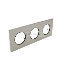 NIESSEN SKYMOON 8673 OX Marco 3 elementos Acero Inoxidable