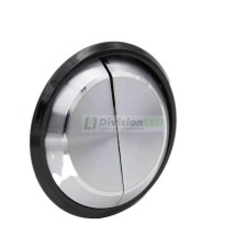 NIESSEN SKYMOON 8611 CN Tecla doble Interruptor/Conmutador Cristal Negro