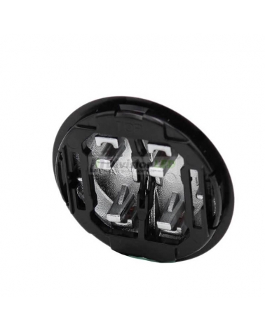 NIESSEN SKYMOON 8611 CN Tecla doble Interruptor/Conmutador Cristal Negro