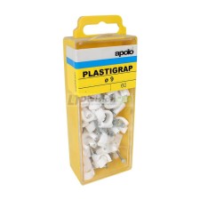 APOLO CELO 419PLG Grapa plastigrap 9mm blanco blister 60 uds