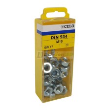 APOLO CELO 410934 Tuerca hexagonal DIN 934 M10 zincado 28 uds