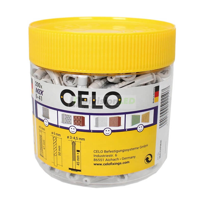 APOLO CELO 9641EXPMZK Taco multiuso MZK 6-41 bote 200 uds