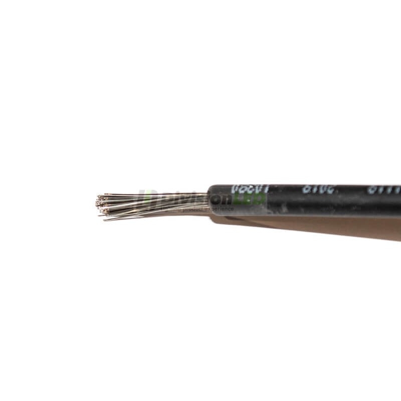 Cable solar de 4mm negro - ¡EN OFERTA! - DivisionLED