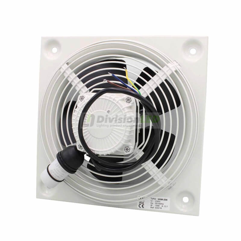 S&P 5110001400 Ventilador extractor helicoidal mural HXM-200