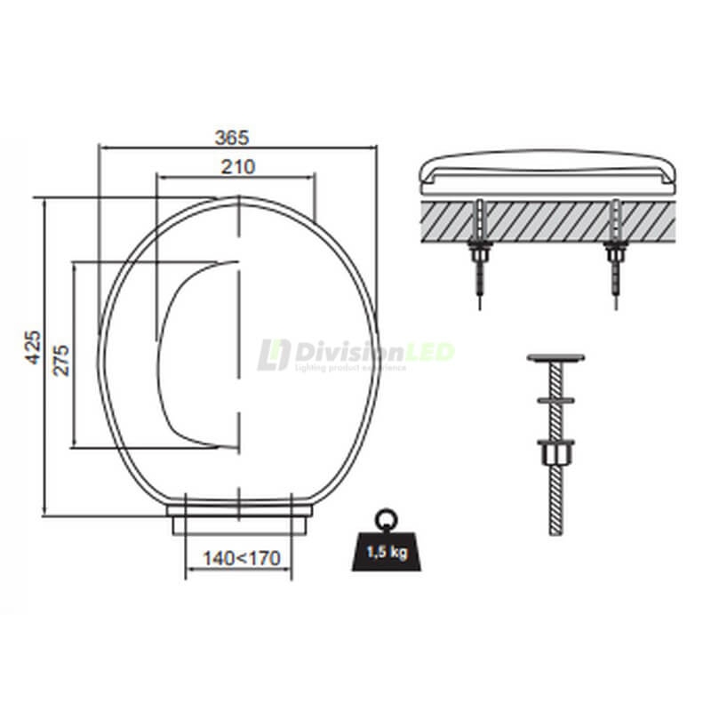 CABEL 20721360 tapa WC con caída amortiguada