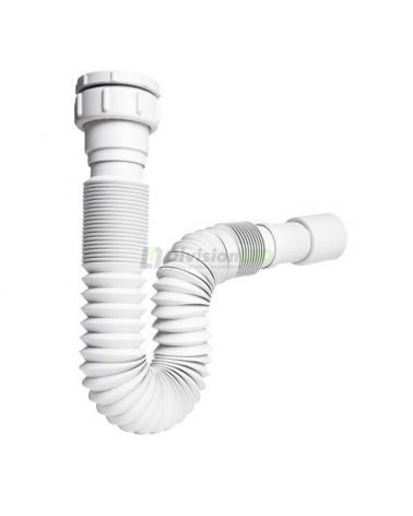 CABEL 30719756 Sifón universal extensible blanco 1½ - 1¼ Ø32-40mm