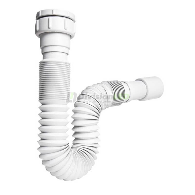 CABEL 30719758 Sifón universal extensible blanco 1½ - 1¼ Ø40-50mm