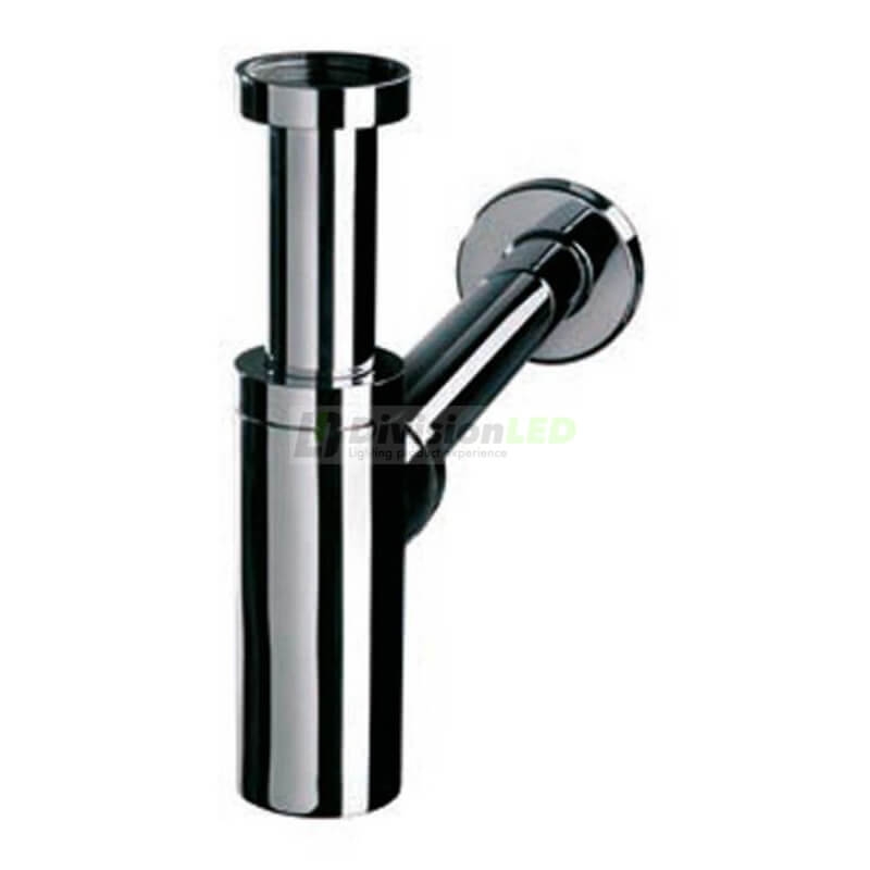 CABEL 30722018 Sifón cilíndrico diseño latón cromado 1¼ Ø32mm