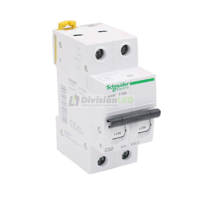SCHNEIDER A9K17232 Interruptor magnetotérmico iK60N 2P 32A C
