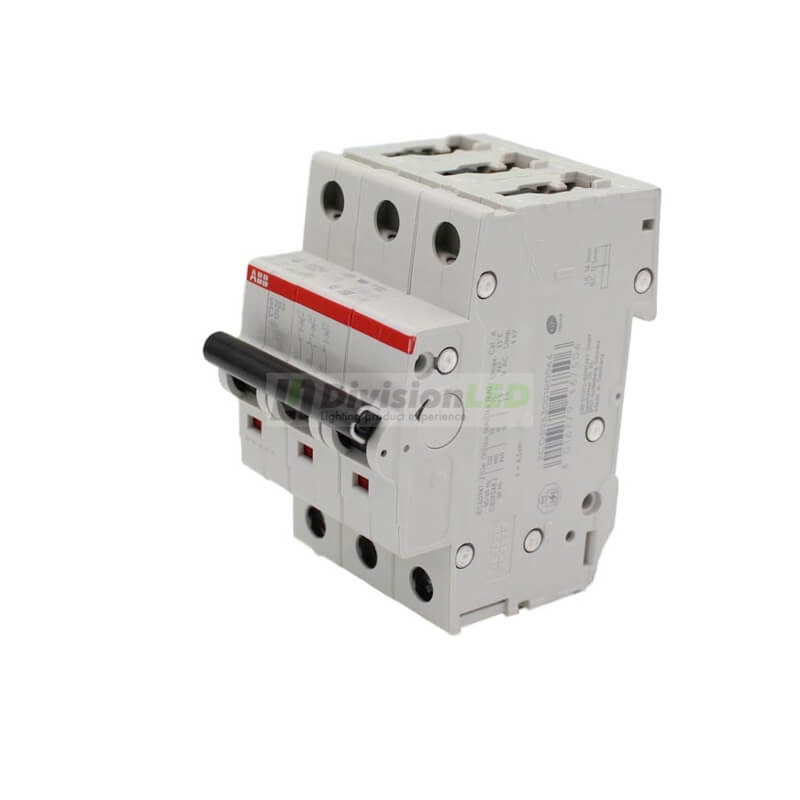 ABB S203-C6 Interruptor magnetotérmico 3P 6A C 6kA 2CDS253001R0064