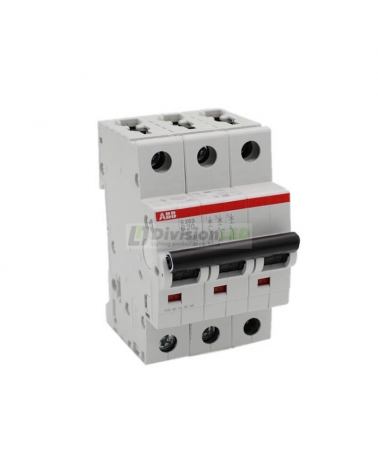ABB S203-C20 Interruptor magnetotérmico 3P 20A C 6kA 2CDS253001R0204