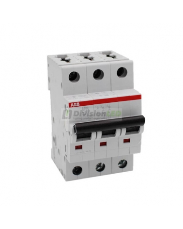 ABB S203-C40 Interruptor magnetotérmico 3P 40A C 6kA 2CDS253001R0404
