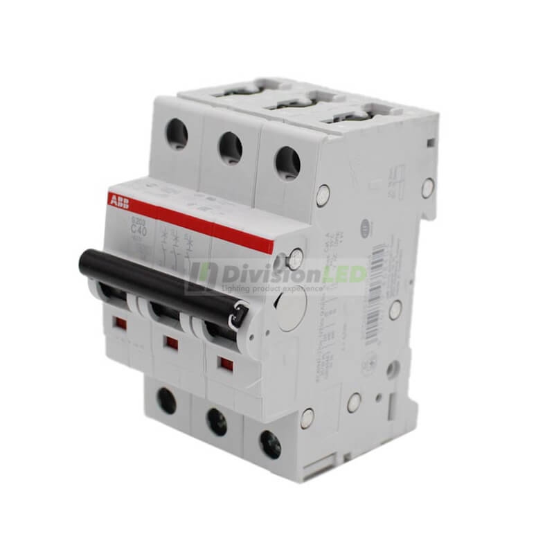 ABB S203-C40 Interruptor magnetotérmico 3P 40A C 6kA 2CDS253001R0404