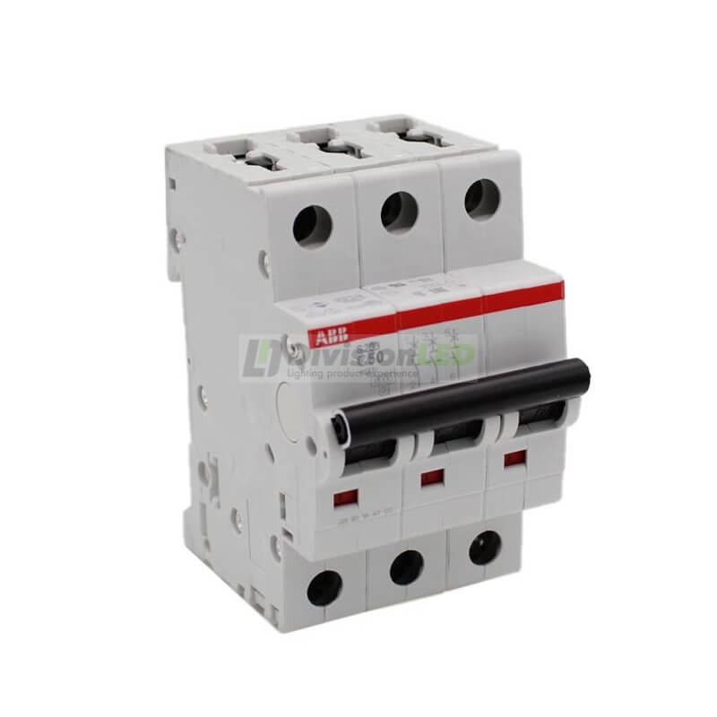 ABB S203-C50 Interruptor magnetotérmico 3P 50A C 6kA 2CDS253001R0504