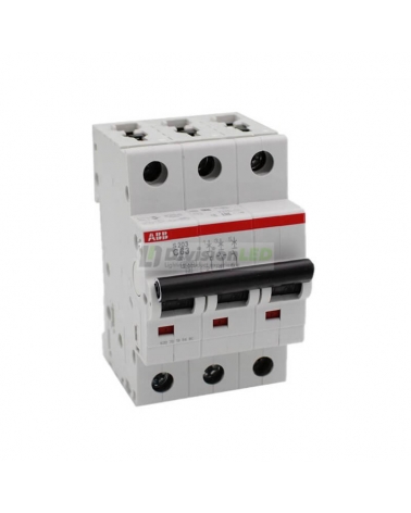 ABB S203-C63 Interruptor magnetotérmico 3P 63A C 6kA 2CDS253001R0634