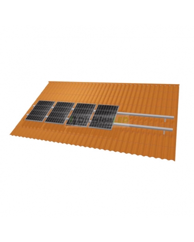 Kit Solar Autoconsumo monofásico 2kW DEYE con cuadro de protección