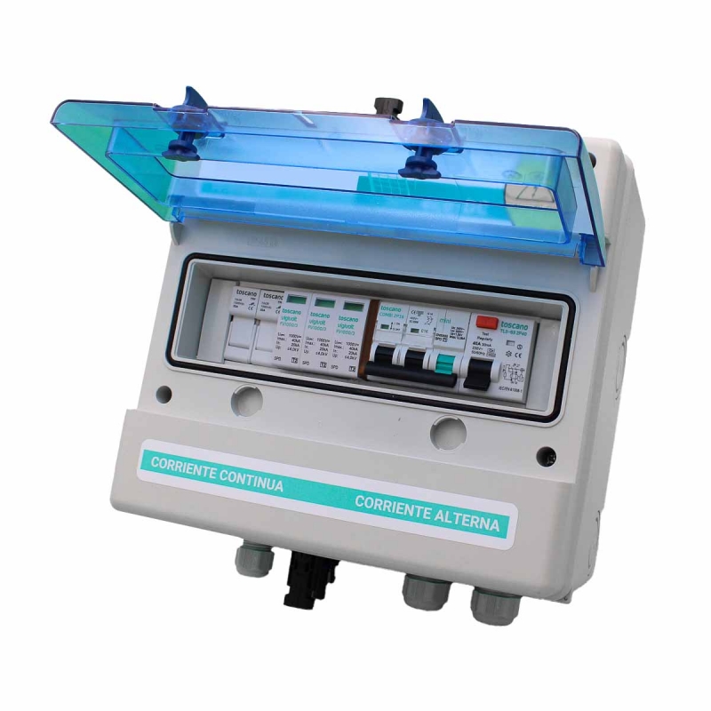 Kit Solar Autoconsumo monofásico 3kW DEYE con cuadro de protección