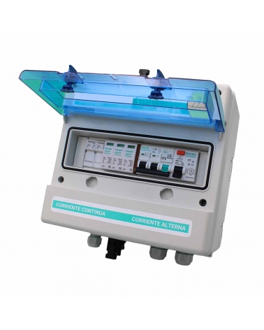 Kit Solar Autoconsumo monofásico 3kW DEYE con cuadro de protección