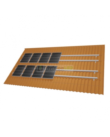 Kit Solar Autoconsumo monofásico 3.6kW DEYE con cuadro de protección