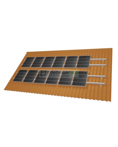 Kit Solar Autoconsumo trifásico 5kW DEYE con cuadro de protección